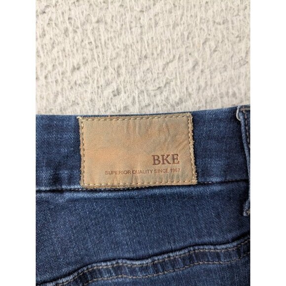 BKE Parker Super Flare Jeans Womens 27 x 29.5 (Meas 29x28) Universal Fit Blue - Picture 12 of 12